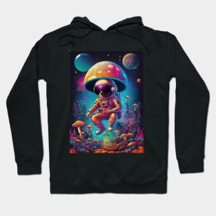 Techno Astronaut T-Shirt - Techno Organism - Catsondrugs.com - Techno, rave, edm, festival, techno, trippy, music, 90s rave, psychedelic, party, trance, rave music, rave krispies, rave flyer Hoodie